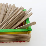 BAZIC Natural Craft Stick (100/Pack), pack of 24