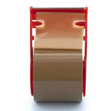 BAZIC 1.88" X 800" Tan Packaging Tape w/ Dispenser, pack of 24