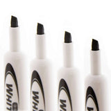 BAZIC Black Chisel Tip Dry-Erase Markers (12/Box), pack of 12
