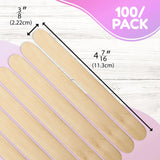 BAZIC Natural Craft Stick (100/Pack), pack of 24
