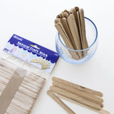 BAZIC Natural Craft Stick (100/Pack), pack of 24