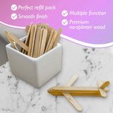 BAZIC Natural Craft Stick (100/Pack), pack of 24