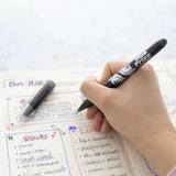 BAZIC Frizz Black Erasable Gel Pen with Grip, pack of 24