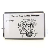 BAZIC Black Chisel Tip Dry-Erase Markers (3/Pack), pack of 24
