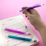 BAZIC Diamante Mechanical Pencil 0.5mm, Soft Grip, (3/Pack), 24-Pack
