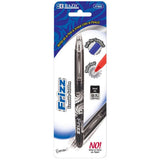 BAZIC Frizz Black Erasable Gel Pen with Grip, pack of 24