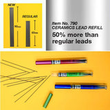 BAZIC 12 Ct. 0.7 mm XL Ceramics High-Quality Mechanical Pencil Lead (3/Pack), pack of 24