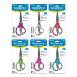 BAZIC 5-3/4" Two-Tone Soft Grip Kid's Scissors, pack of 24