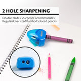 BAZIC Dual Blades Sharpener w/ Triangle Receptacle (2/Pack), pack of 24