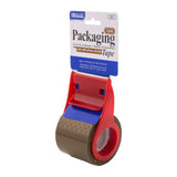 BAZIC 1.88" X 800" Tan Packaging Tape w/ Dispenser, pack of 24