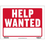 BAZIC 9" X 12" Help Wanted Sign, pack of 24