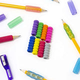 BAZIC Assorted Color & Shape Foam Pencil / Pen Grip (8/Pack), pack of 24