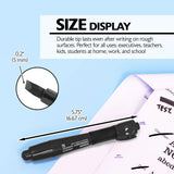BAZIC Black Chisel Tip Jumbo Permanent Markers w/ Grip (3/Pack), pack of 24