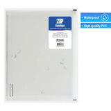 BAZIC Clear A4/Letter Size Zip Envelope, pack of 24