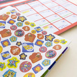 BAZIC Jumbo Reward Sticker Book, pack of 24