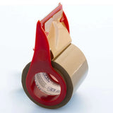 BAZIC 1.88" X 800" Tan Packaging Tape w/ Dispenser, pack of 24