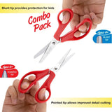 BAZIC 5" Blunt & Pointed Tip School Scissors (2/Pack), pack of 24