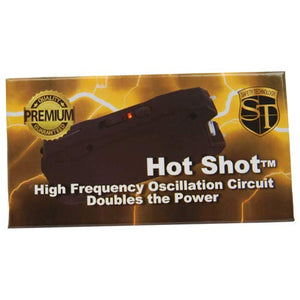 Safety Hot Shot Stun Gun w/ Battery Meter and Flashlight