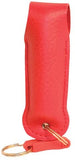 Safety Wildfire 1.4% 1/2 oz. Pepper Spray w/ Leatherette Holster and Quick Release Keychain (Red)