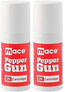 (2/Pack) Mace Brand Pepper Gun OC Refill Cartridge