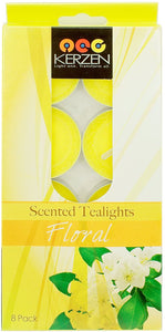 (8/Pack) KERZEN Tealights (Floral)