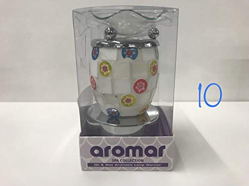 Aromar Touch Oil Burner Flower and Tiles Pattern