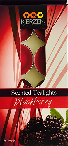 (8/Pack) KERZEN Tealights (Blackberry)