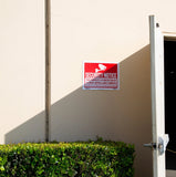 9" X 12" Abierto Sign w/ Cerrado Sign on Back (Case of 480)