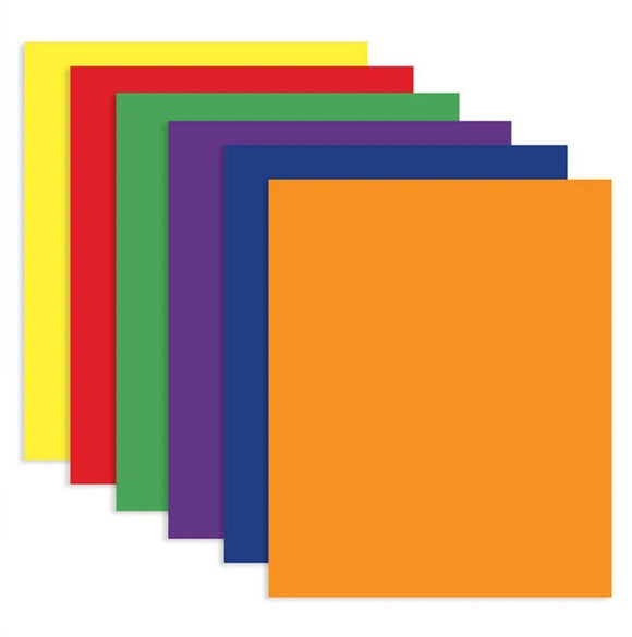 2-Pocket Portfolio Folder for School, Home, or Office in Assorted Colors (Case of 100)
