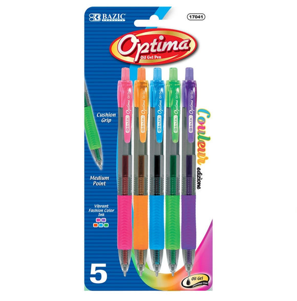 Galaxy 5-Color Retactable Gel Pen (Case of 144)