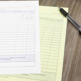 30-Count 8 3/8" x 10 11/16" 2-Part Carbonless Purchase Order Forms (Case of 72)