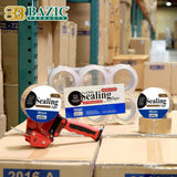 (6/Pack) 1.88" X 109.3 Yards Clear Packing Tape