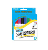 8 Color Jumbo Premium Washable Markers (Case of 144)