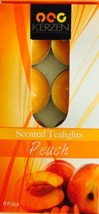 (8/Pack) KERZEN Tealights (Peach)